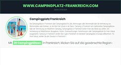 Desktop Screenshot of campingplatze-frankreich.com